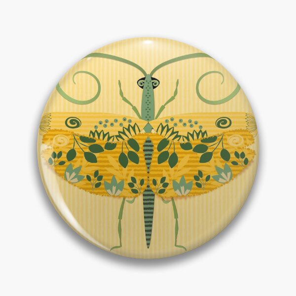 Item preview, Flying Grasshopper in Yellow Gold and Green designed and sold by Sheri42.