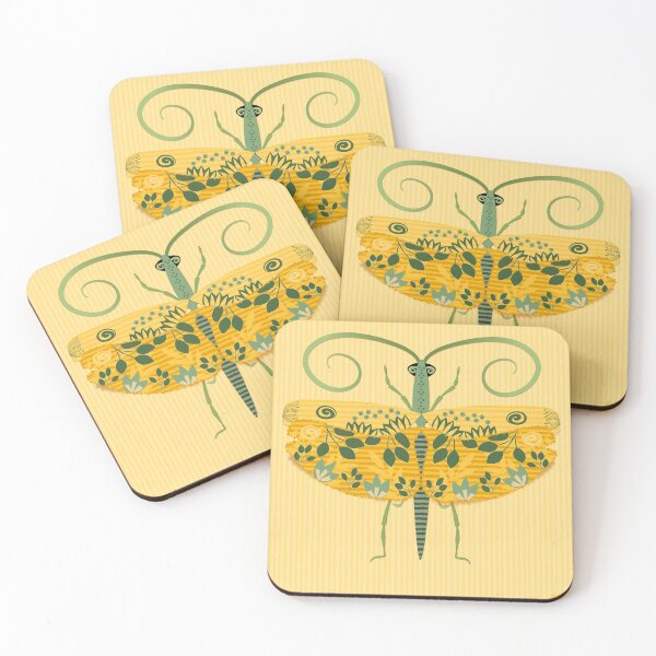 Item preview, Flying Grasshopper in Yellow Gold and Green designed and sold by Sheri42.