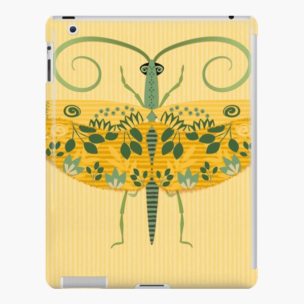 Flying Grasshopper in Yellow Gold and Green iPad Snap Case