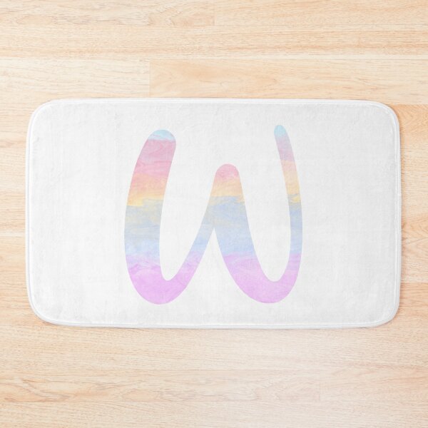 Item preview, Personalized Unicorn Color Palette Monogram W designed and sold by TheFamilyVan.