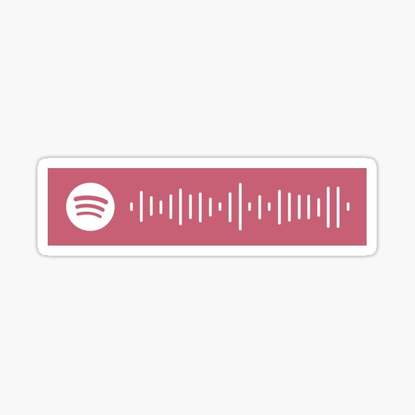 "Hug" Spotify Code Sticker