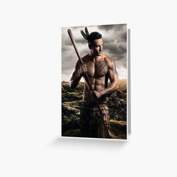 Athleticus II Maori Feb Greeting Card