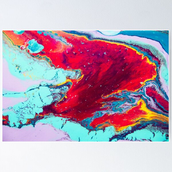 Item preview, Bright Abstract Fluid Art designed and sold by ChailynStudios.