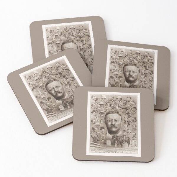 Item preview, Teddy Roosevelt Collage Of Life - By Hubbell Reed McBride - 1923 designed and sold by warishellstore.