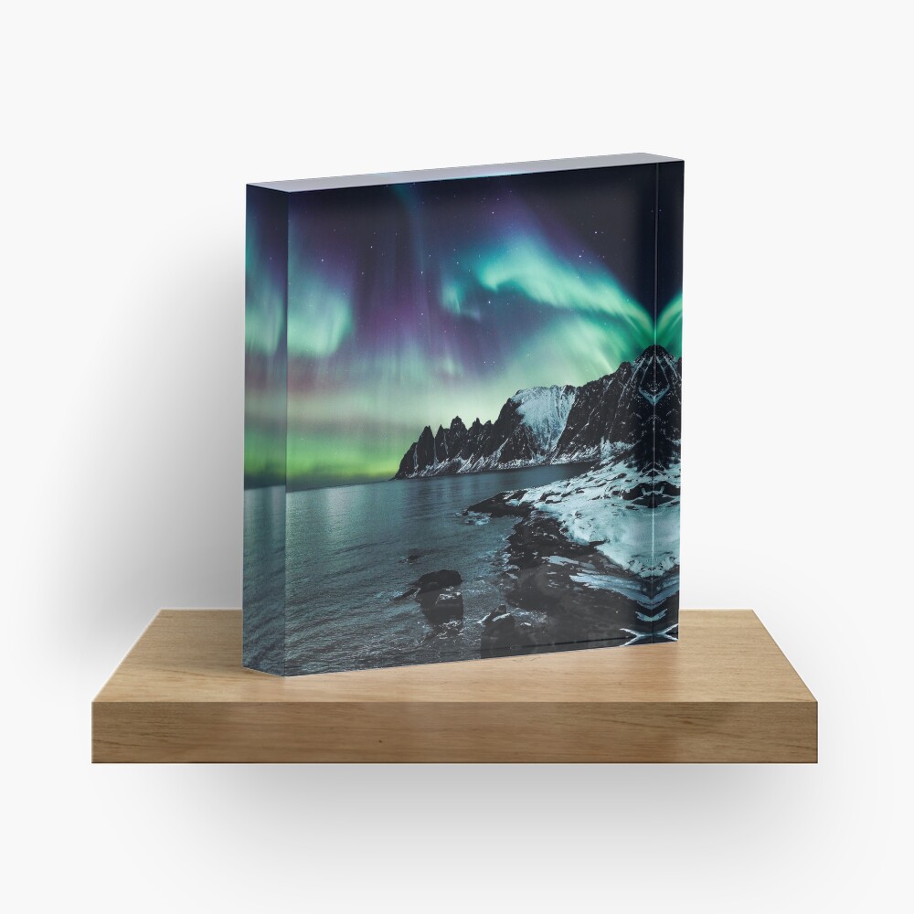 Northern Lights III Acrylic Block