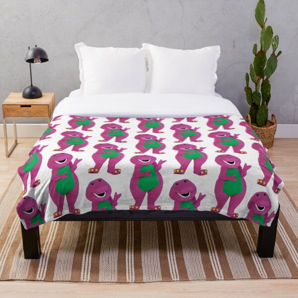 Barney The Dinosaur Throw Blanket
