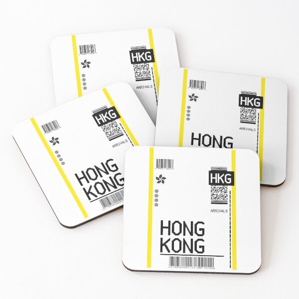 Item preview, HONG KONG PLANE TICKET AIRPORT TAG designed and sold by Glossypop.