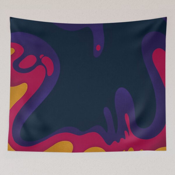 Item preview, Colorful Abstract Fluid Art Retro Liquid Pattern designed and sold by digitalvintage.