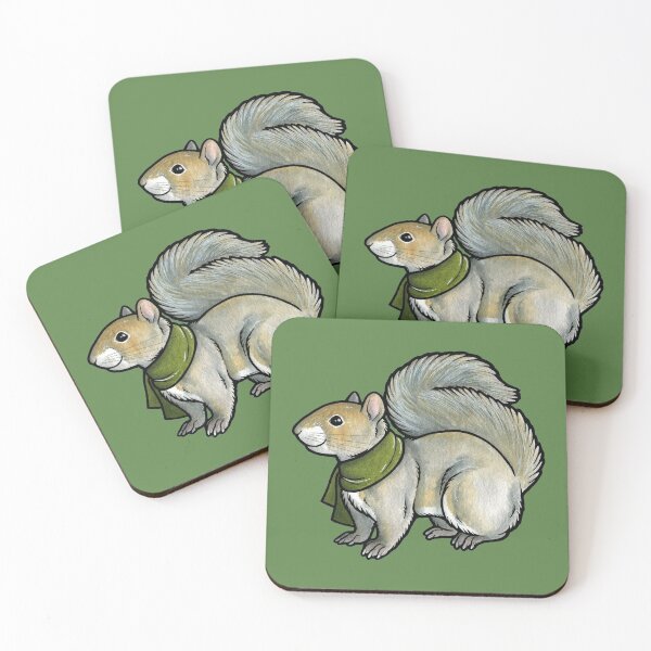 Item preview, Grey squirrel designed and sold by animalartbyjess.