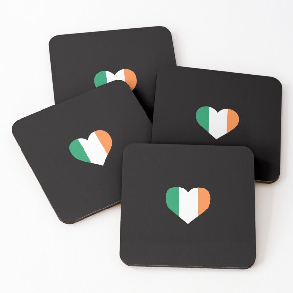 Item preview, Irish Flag Love Heart designed and sold by AHMTheBeesTees.