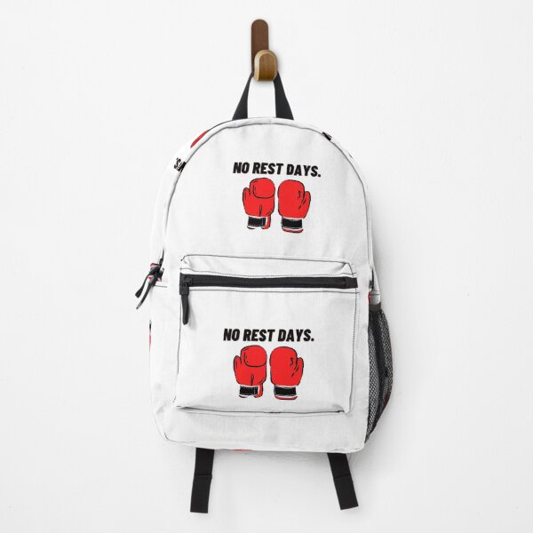 Item preview, No rest days boxing motivation designed and sold by The Athletic Mindset.