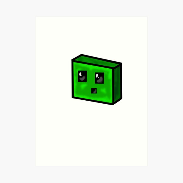 Minecraft Slime Art Prints Redbubble