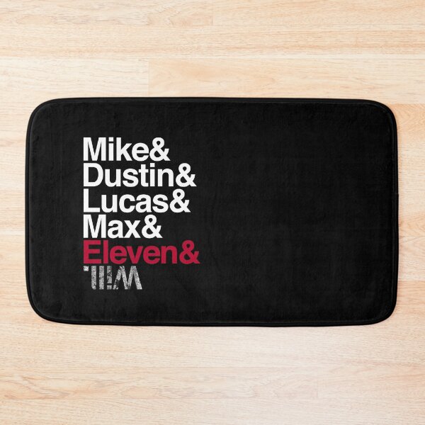 Item preview, Mike, Dustin, Lucas, Max, Eleven, Will - Black, White, Red designed and sold by electricdreamz.