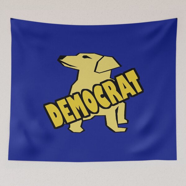 Item preview, Yellow Dog Democrat designed and sold by Wildjourne.