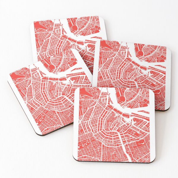 Item preview, Amsterdam, Netherlands Map Art designed and sold by CartoCreative.