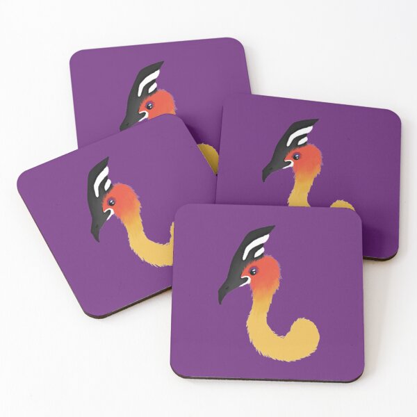Item preview, Crested Red Orange Cassawary Bird :: Dragons and Dinosaurs designed and sold by Platinumfrog.