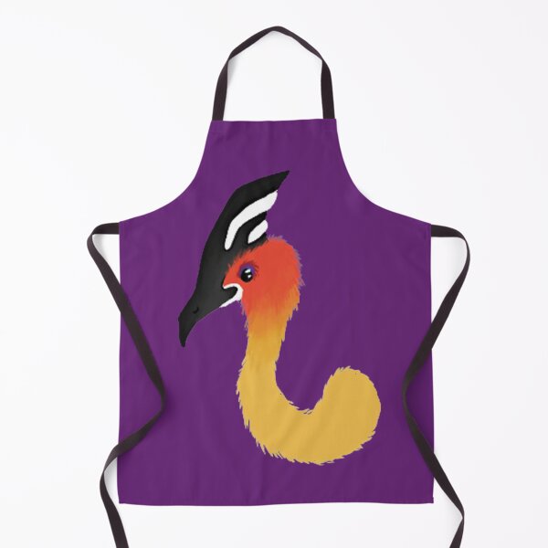 Item preview, Crested Red Orange Cassawary Bird :: Dragons and Dinosaurs designed and sold by Platinumfrog.