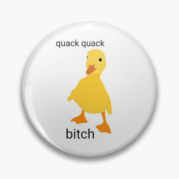Item preview, quack quack b*tch illustration designed and sold by emsfunkydesigns.