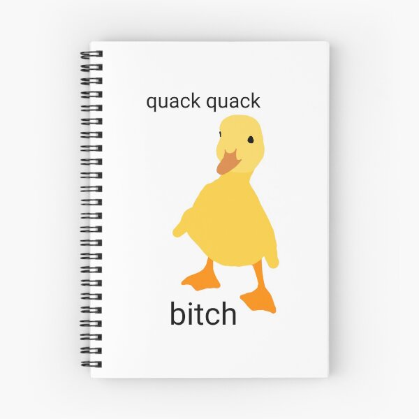 Item preview, quack quack b*tch illustration designed and sold by emsfunkydesigns.