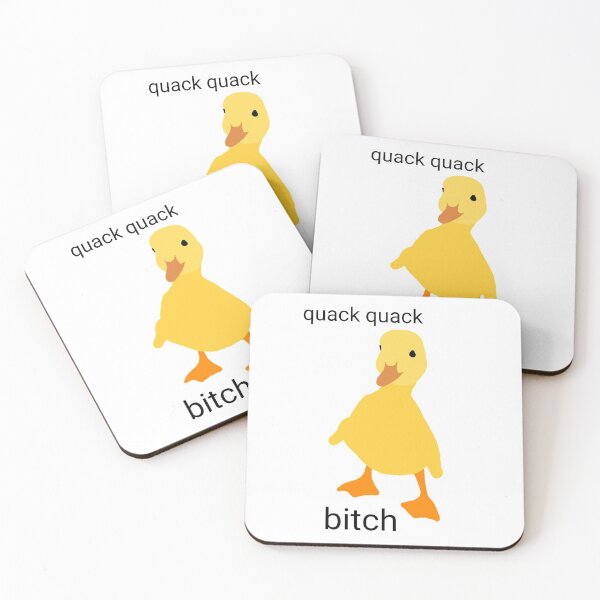 Item preview, quack quack b*tch illustration designed and sold by emsfunkydesigns.