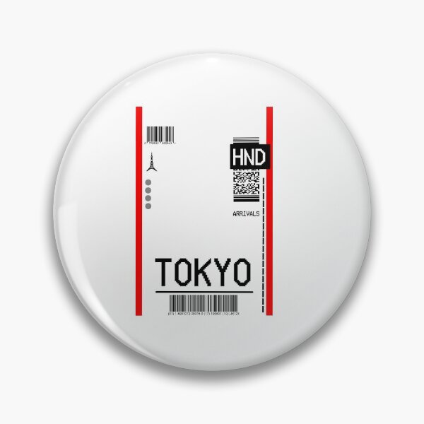 Item preview, TOKYO PLANE TICKET AIRPORT TAG designed and sold by Glossypop.