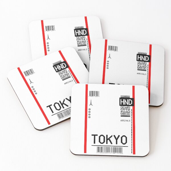 Item preview, TOKYO PLANE TICKET AIRPORT TAG designed and sold by Glossypop.