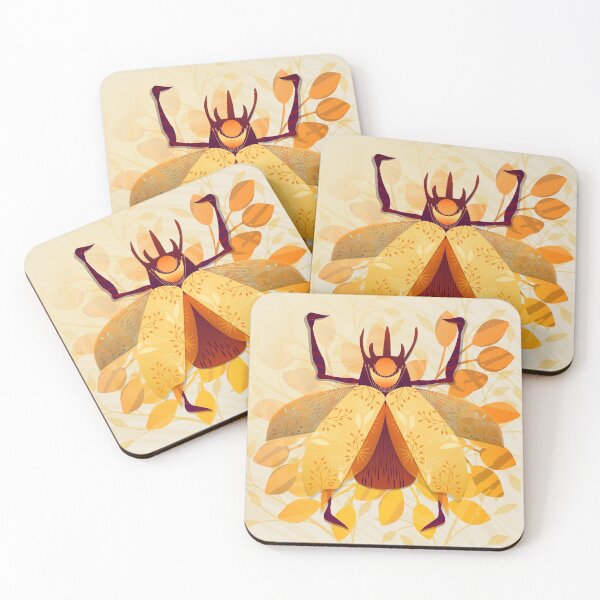 Item preview, Beetle Blitz in Yellow Gold and Orange designed and sold by Sheri42.
