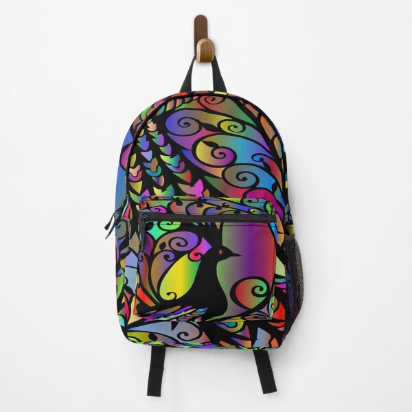 Item preview, Colorful Paisley Peacock Rainbow Bird designed and sold by MillanMarketing.