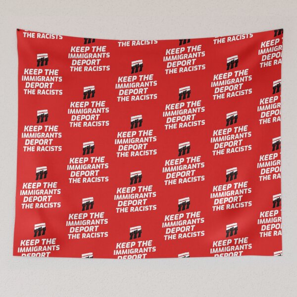 Item preview, Keep the Immigrants Deport the Racists designed and sold by kindxinn.
