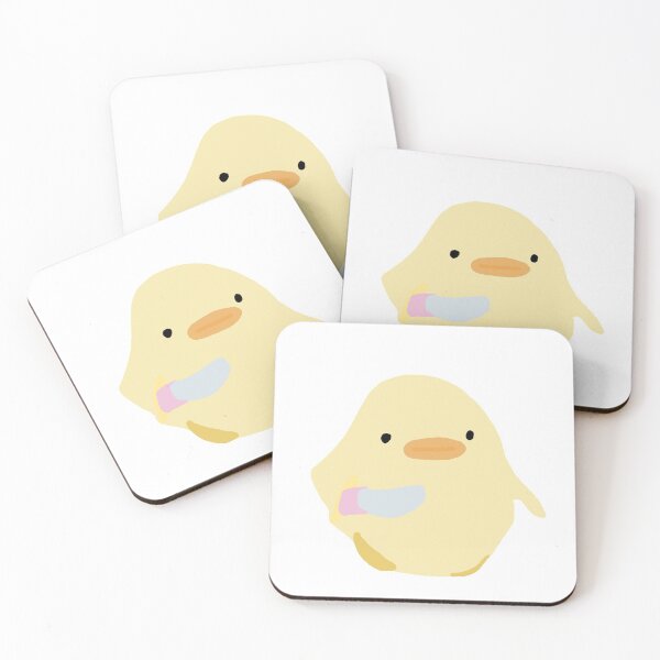 Item preview, babey duck with knife designed and sold by emsfunkydesigns.