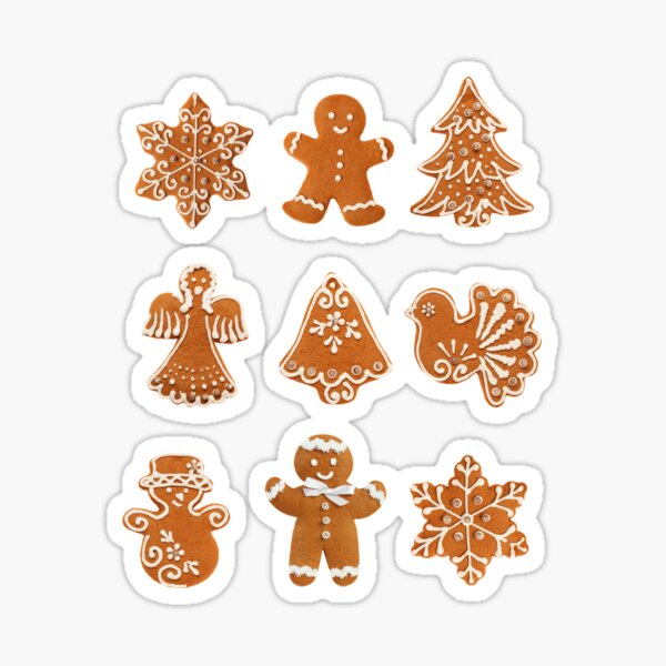 Kangaroo Christmas Stickers Variety Pack; 500 Holiday Stickers for Kids Santa Winter Snow Flake Reindeer and Stocking. Gingerbread Man 