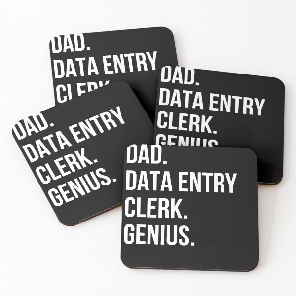 Item preview, Dad Data entry clerk designed and sold by UneDesigns.