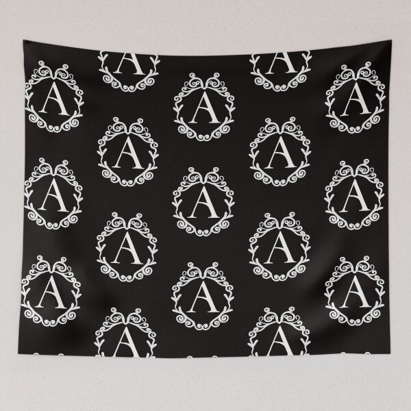 Item preview, Simple Monogram A in white designed and sold by joanaoberg.