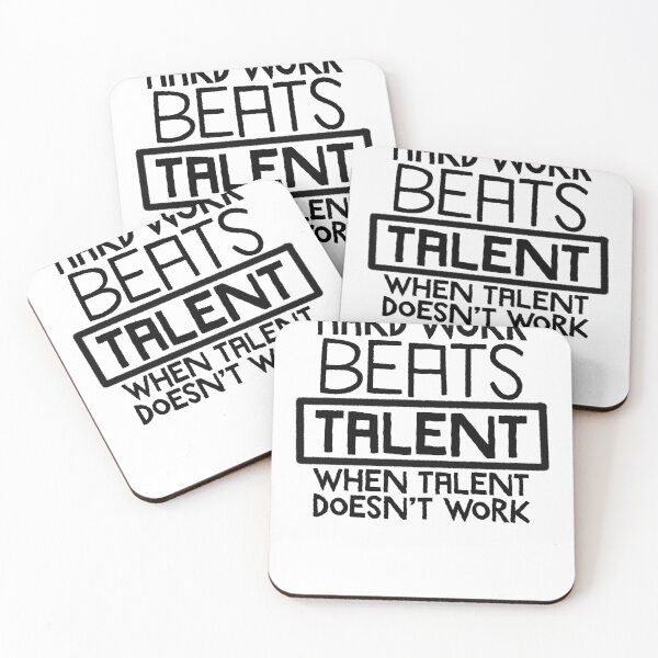 Item preview, Hard Work Beats Talent Drawing designed and sold by sharedipmemes.