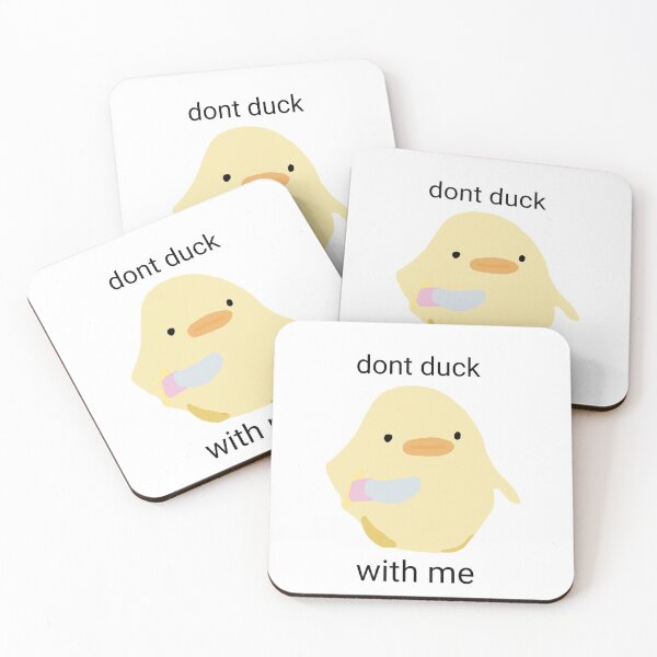 Item preview, dont duck with me designed and sold by emsfunkydesigns.