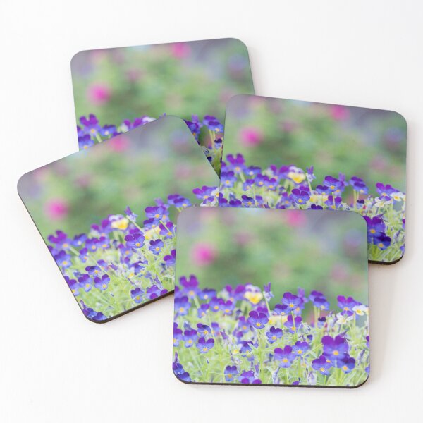 Item preview, Little Purple Pansies Cottage Garden designed and sold by Amy Mitchell.