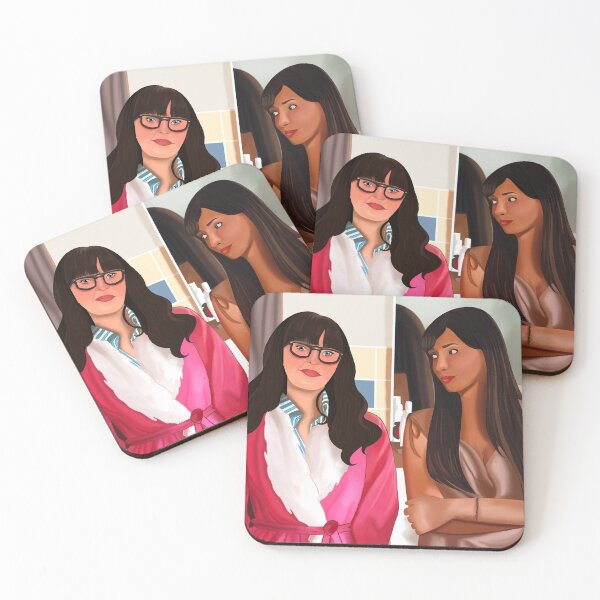 Item preview, Jess and Cece- New Girl Art designed and sold by Paintingourway.