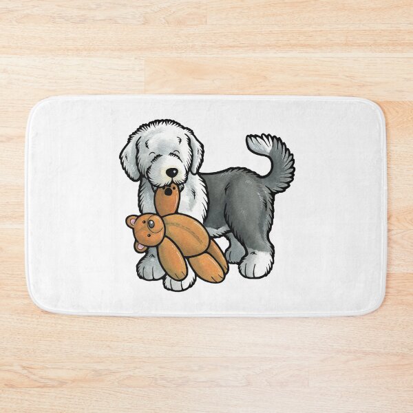 Item preview, Old English Sheepdog puppy designed and sold by animalartbyjess.