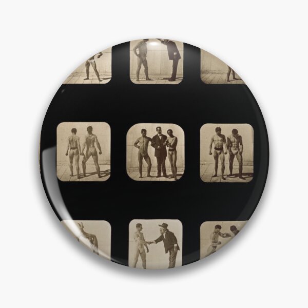 Item preview, Male Athletes Posturing - Muybridge Photograph Plates designed and sold by JuxtaHead.