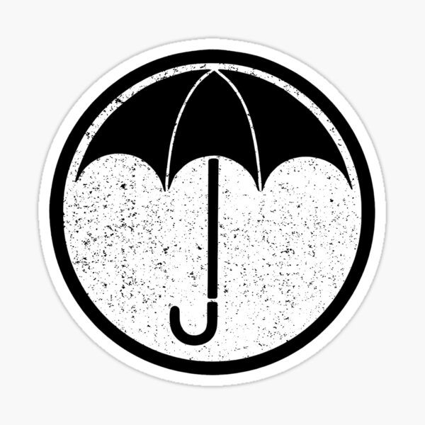 "The Umbrella Academy Logo Distressed" Sticker for Sale by KauzSL