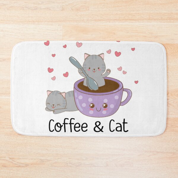 Item preview, A Good Day Starts With Coffee & Cat Cute designed and sold by Vaphun2707.
