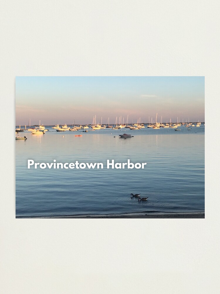 Alternate view of Provincetown Harbor Photographic Print
