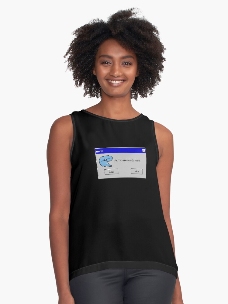 Vista previa del artículo con la obra «Blusa sin mangas», diseñado y vendido por frenchMuppett.