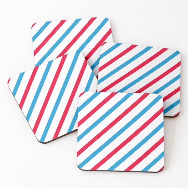 Item preview, Red white blue pattern  - Angled Lines designed and sold by feether-store.