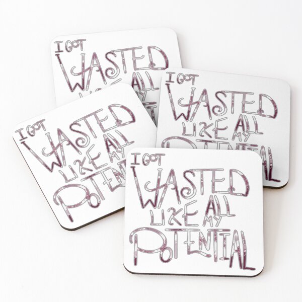 Item preview, Wasted Like All My Potential designed and sold by SCarverDoodle.