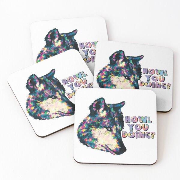 Item preview, Funny Wolf howl you doing designed and sold by Give Me that Pencil.