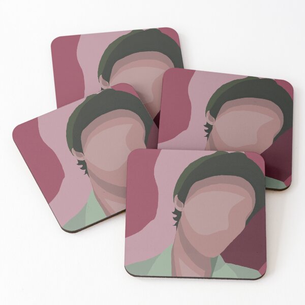 Item preview, pink and green self portrait designed and sold by RossMakesArt.