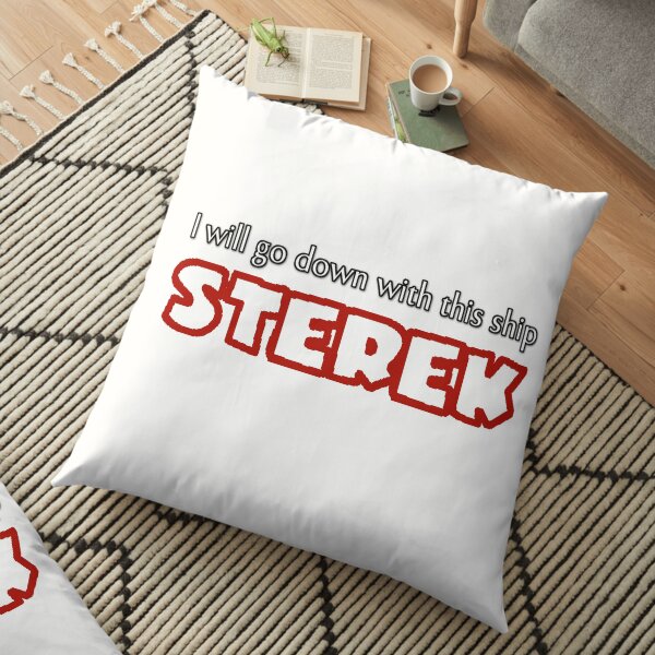 I will go down with this ship - Sterek Floor Pillow
