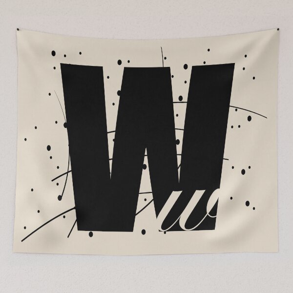 Item preview, Letter W designed and sold by 1NELife.