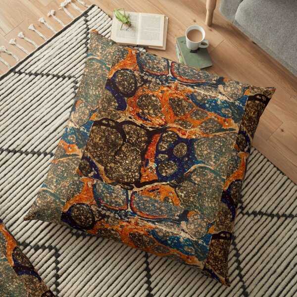 Antique Notebook Face Floor Pillow